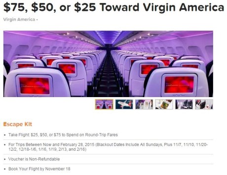 Virgin America Living Social