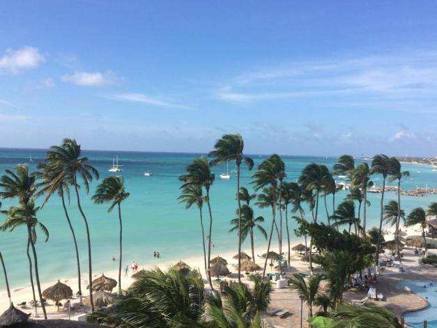 View from our room at the Holiday Inn years ago...