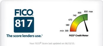 Andrea's FICO score