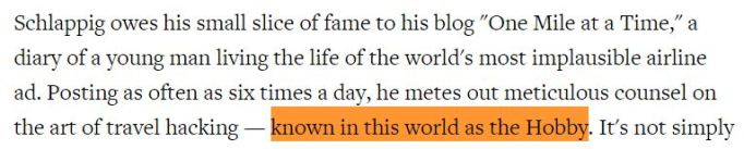 Snipet from the Rolling Stone Article