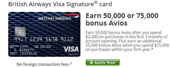 BA Avios Offer